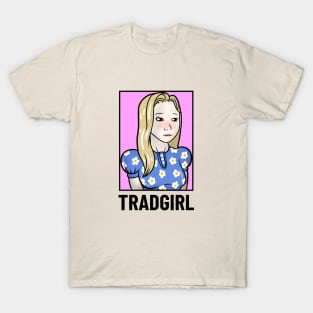 Tradgirl Wojak Meme Apparel T-Shirt